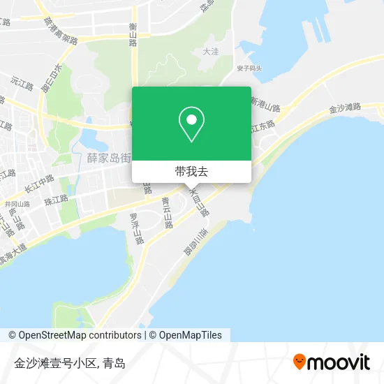 金沙滩壹号小区地图