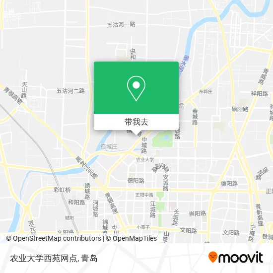 农业大学西苑网点地图
