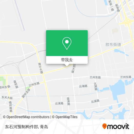 东石河预制构件部地图