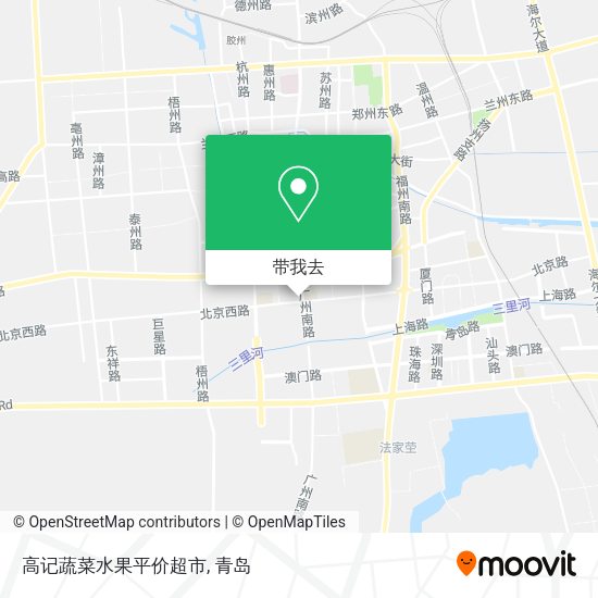 高记蔬菜水果平价超市地图