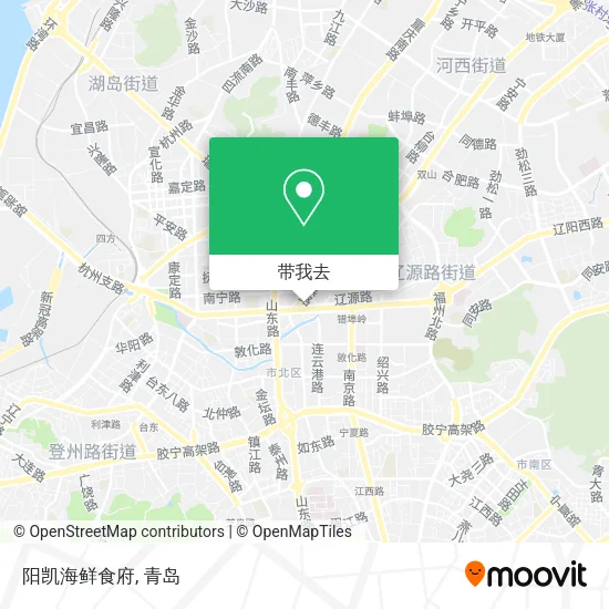 阳凯海鲜食府地图