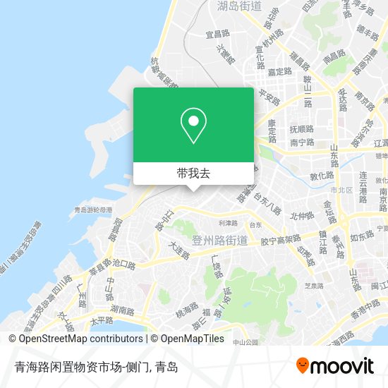 青海路闲置物资市场-侧门地图
