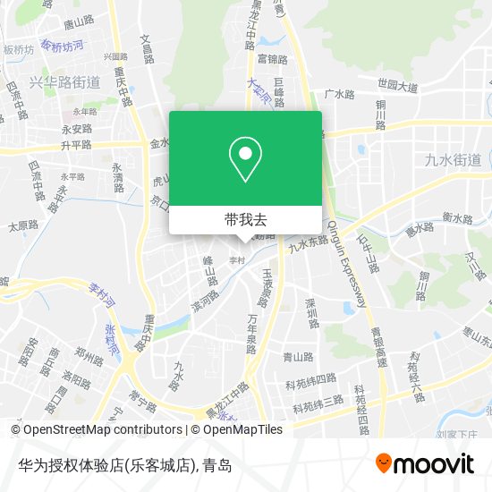 华为授权体验店(乐客城店)地图