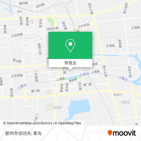 胶州市信访办地图