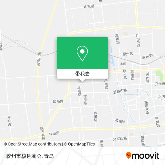 胶州市核桃商会地图