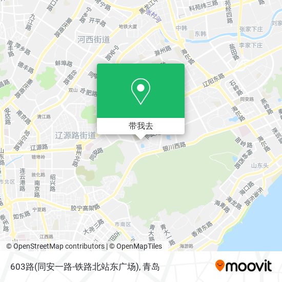 603路(同安一路-铁路北站东广场)地图