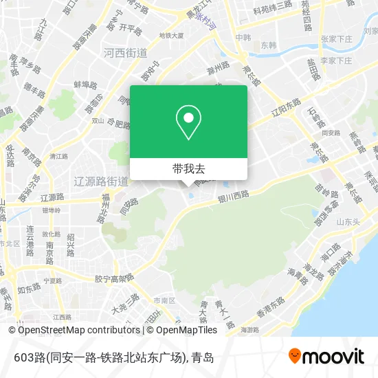 603路(同安一路-铁路北站东广场)地图