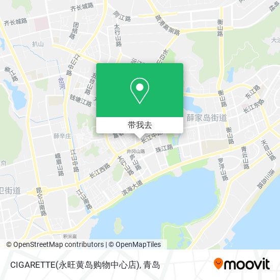 CIGARETTE(永旺黄岛购物中心店)地图