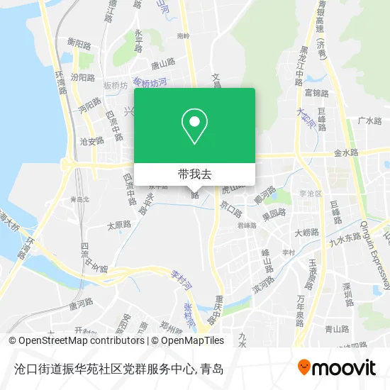 沧口街道振华苑社区党群服务中心地图
