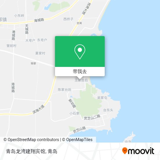 青岛龙湾建翔宾馆地图