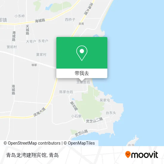 青岛龙湾建翔宾馆地图