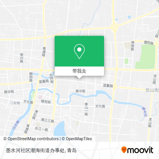 墨水河社区潮海街道办事处地图