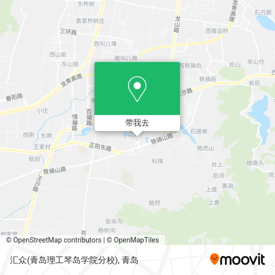 汇众(青岛理工琴岛学院分校)地图