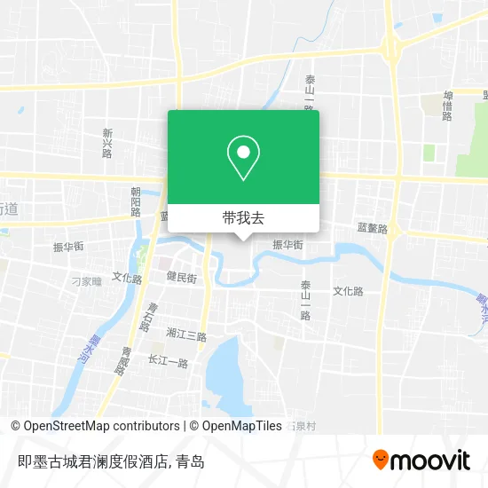 即墨古城君澜度假酒店地图