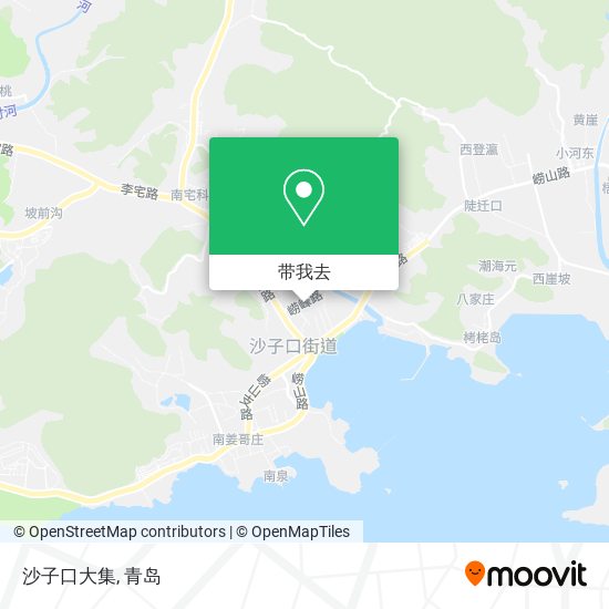沙子口大集地图