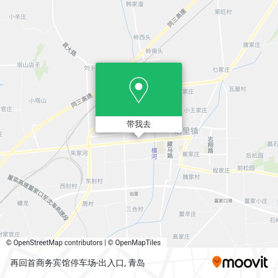 再回首商务宾馆停车场-出入口地图