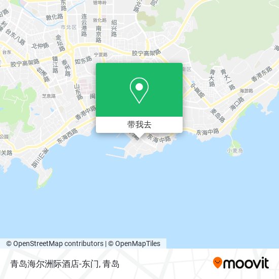 青岛海尔洲际酒店-东门地图