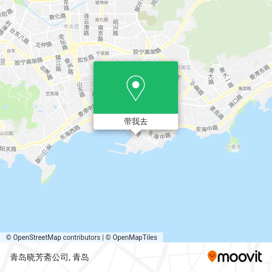青岛晓芳斋公司地图