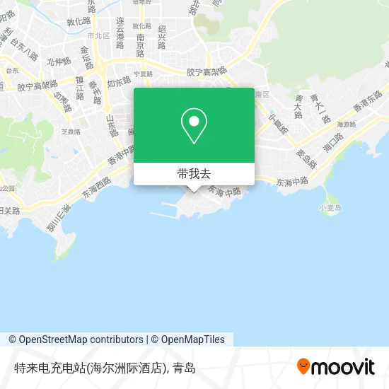 特来电充电站(海尔洲际酒店)地图