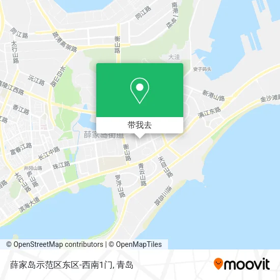 薛家岛示范区东区-西南1门地图