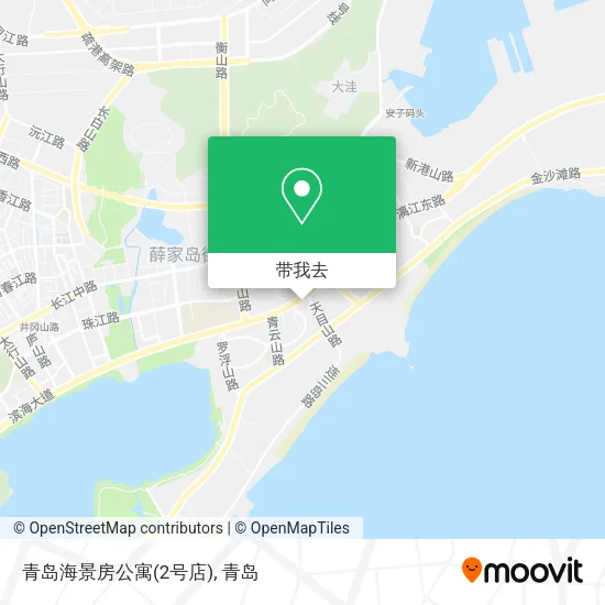 青岛海景房公寓(2号店)地图