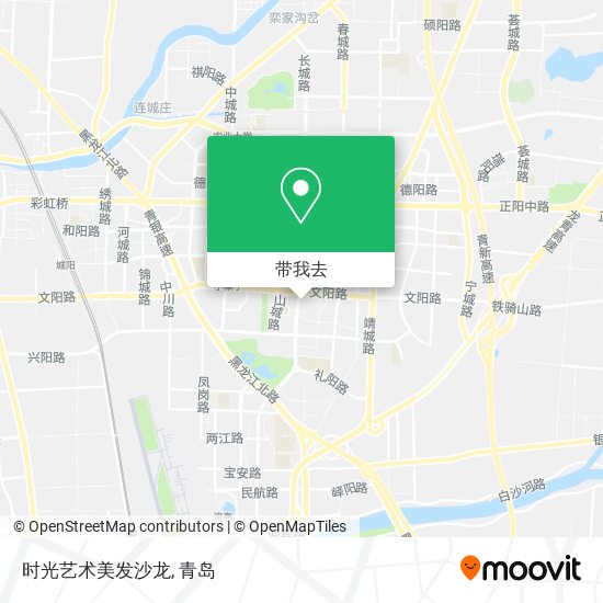 时光艺术美发沙龙地图