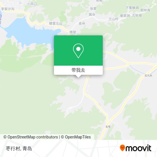 枣行村地图