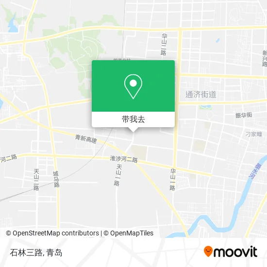 石林三路地图