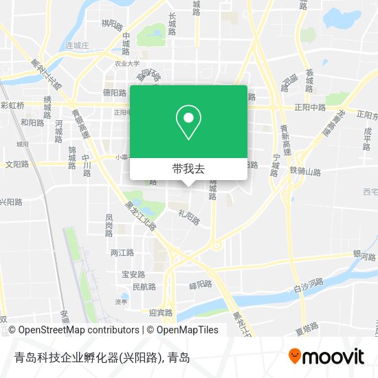 青岛科技企业孵化器(兴阳路)地图
