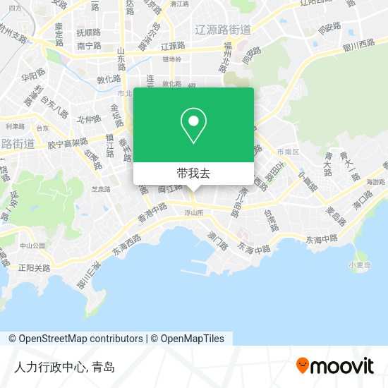 人力行政中心地图