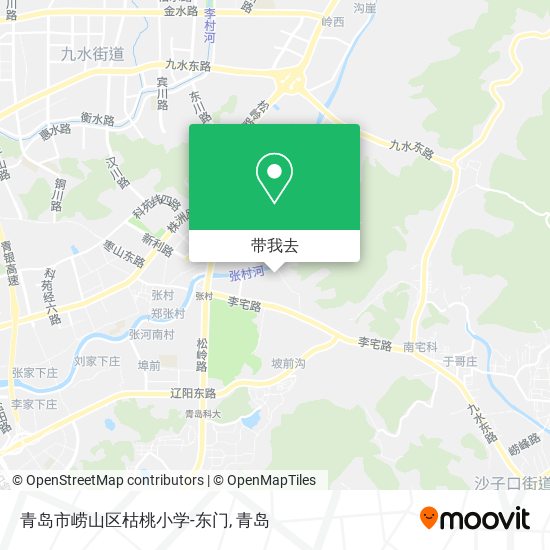 青岛市崂山区枯桃小学-东门地图