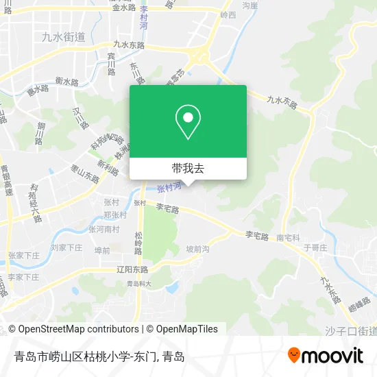 青岛市崂山区枯桃小学-东门地图
