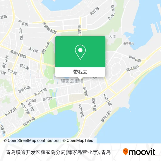 青岛联通开发区薛家岛分局(薛家岛营业厅)地图