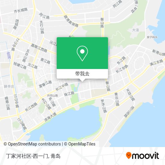丁家河社区-西一门地图
