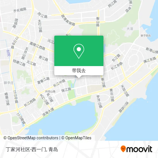 丁家河社区-西一门地图