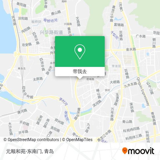 元顺和苑-东南门地图