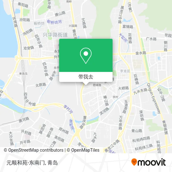 元顺和苑-东南门地图