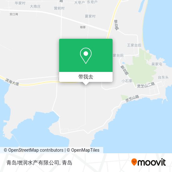 青岛增润水产有限公司地图