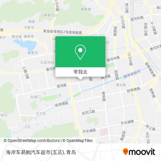 海岸车易购汽车超市(五店)地图