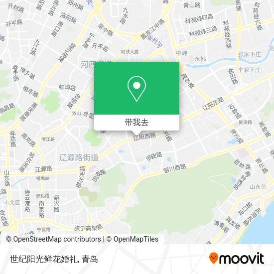 世纪阳光鲜花婚礼地图