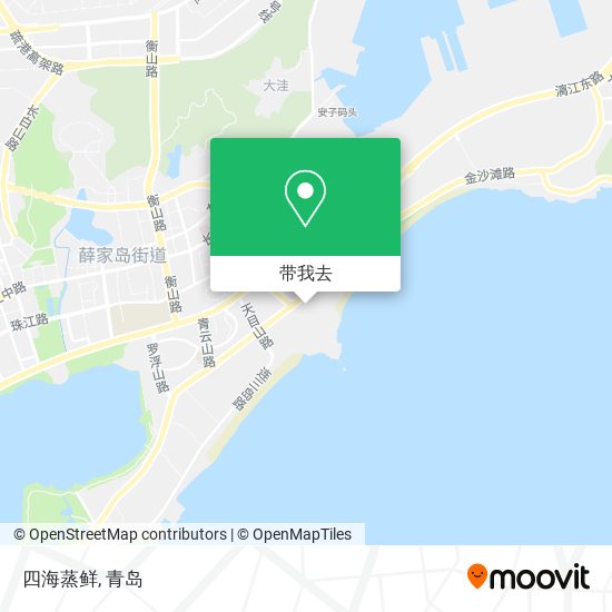 四海蒸鲜地图