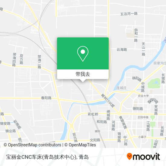 宝丽金CNC车床(青岛技术中心)地图