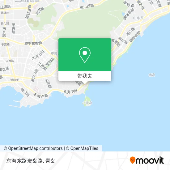东海东路麦岛路地图