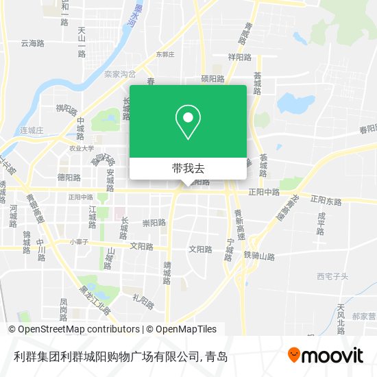 利群集团利群城阳购物广场有限公司地图