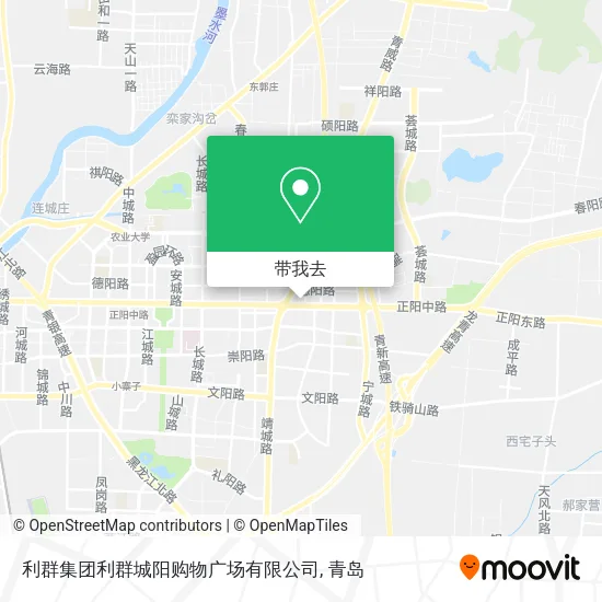 利群集团利群城阳购物广场有限公司地图