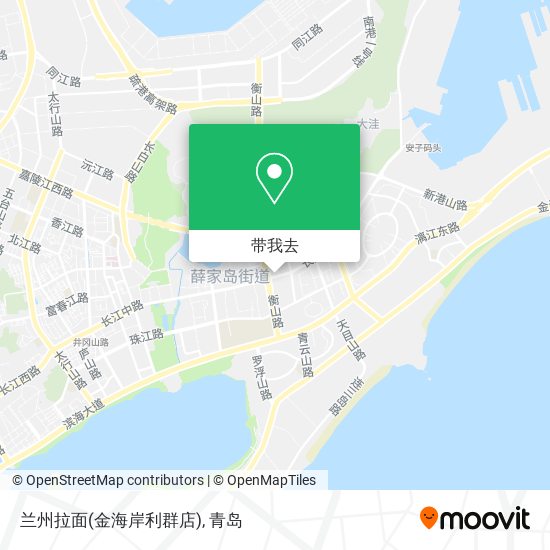 兰州拉面(金海岸利群店)地图