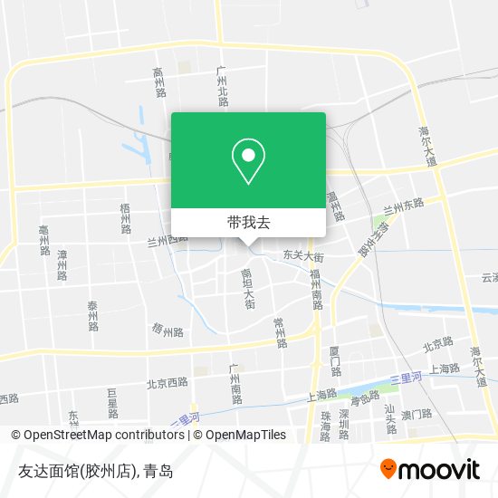 友达面馆(胶州店)地图