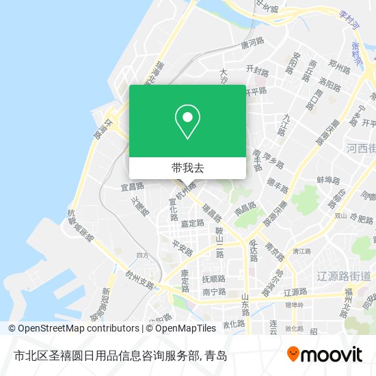 市北区圣禧圆日用品信息咨询服务部地图