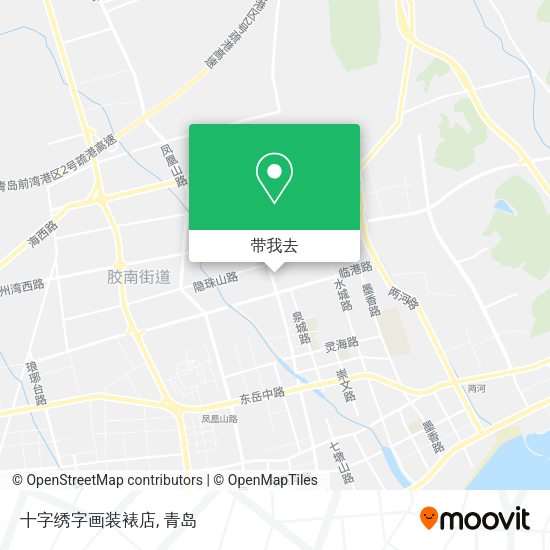 十字绣字画装裱店地图