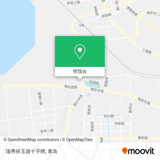 瑞秀祥玉器十字绣地图